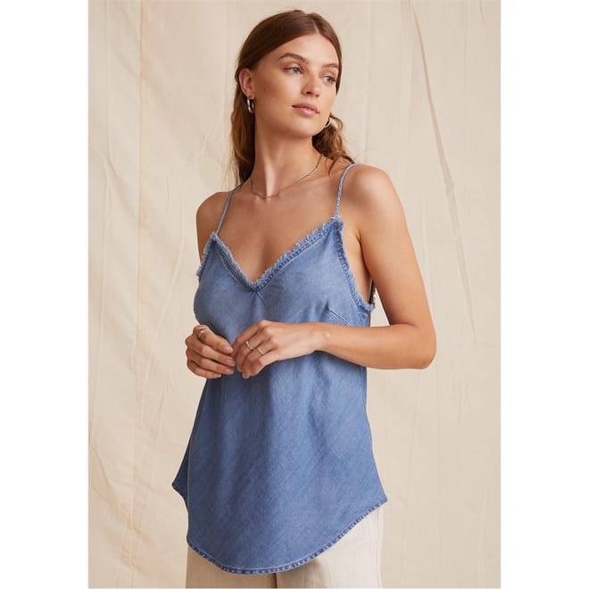Frayed Fringe Relaxed Fit Camisole