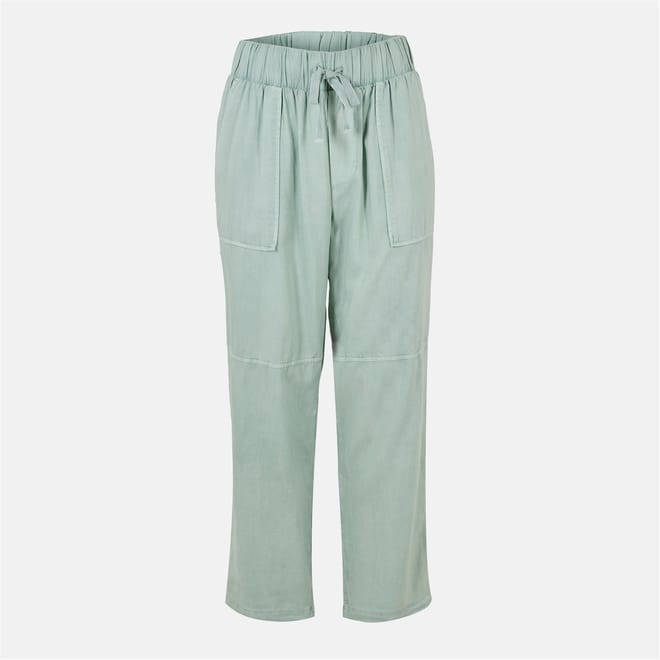 Utility Solid Patterned Straight Cargo Trousers