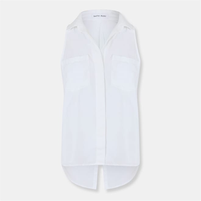 Regular Fit Back Slit Shirt