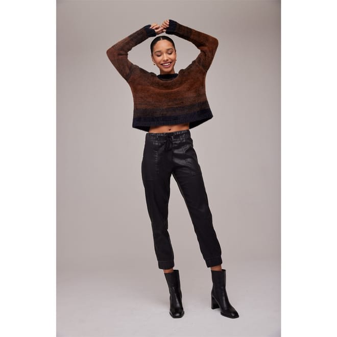 Chelsea Solid Patterned Straight Joggers