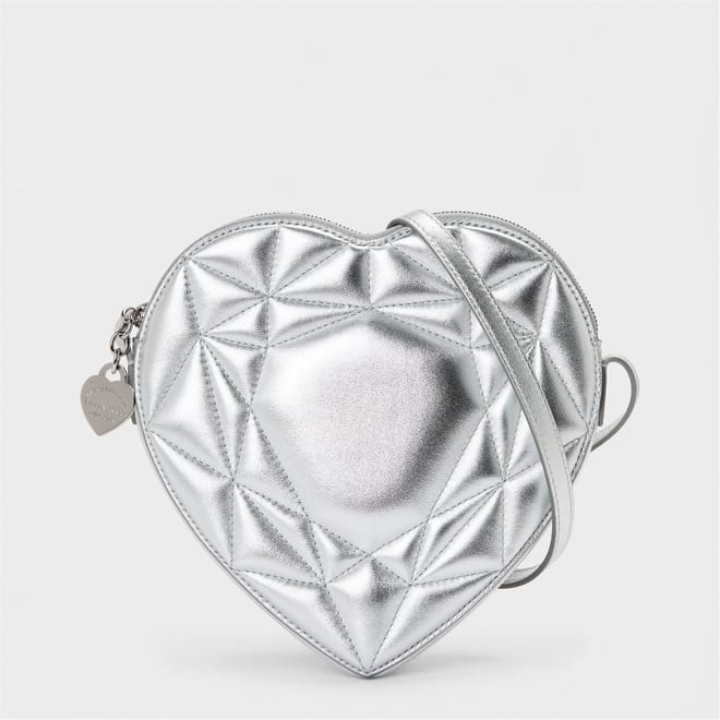 Pad Heart Cross Body Geometric Patterned