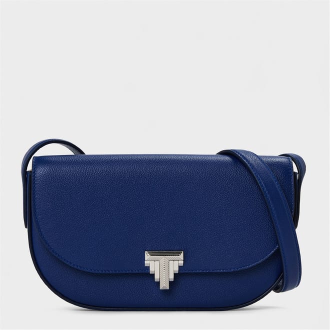 Chain Cross Body Wallet with Metal Logo