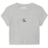 Baby Slim Fit Cropped Crew Neck T-Shirt