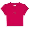 Baby Slim Fit Cropped Crew Neck T-Shirt