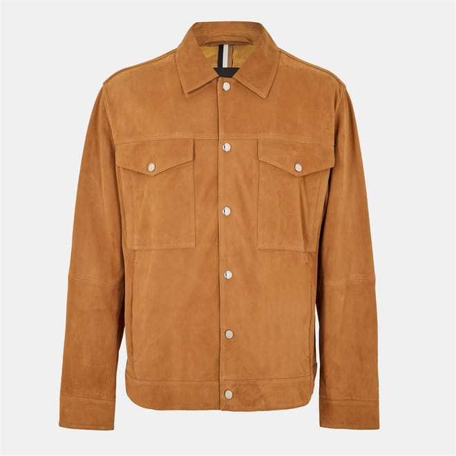 Motheo Solid Patterned Trucker Jacket