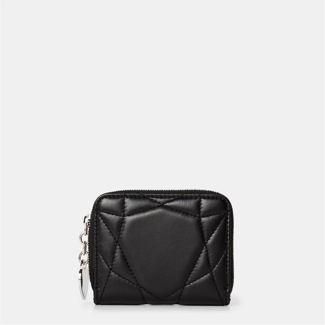 Pad Zip Coin Purse with Chain and Key Ring