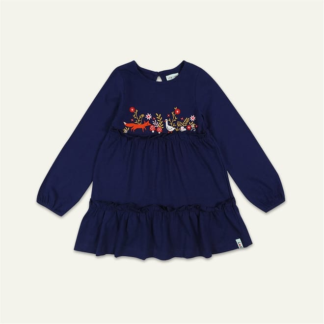 Keyhole Neck Mini Jersey Dress