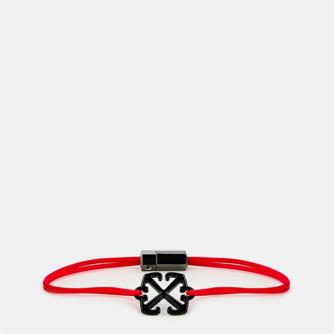Arrow Cuff Bracelet with Logo