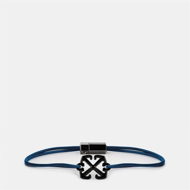Arrow Cuff Bracelet with Logo