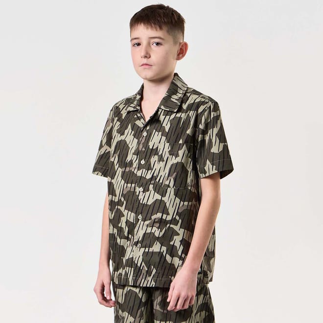 Junior Monuriki Rain Camo Resort Shirt