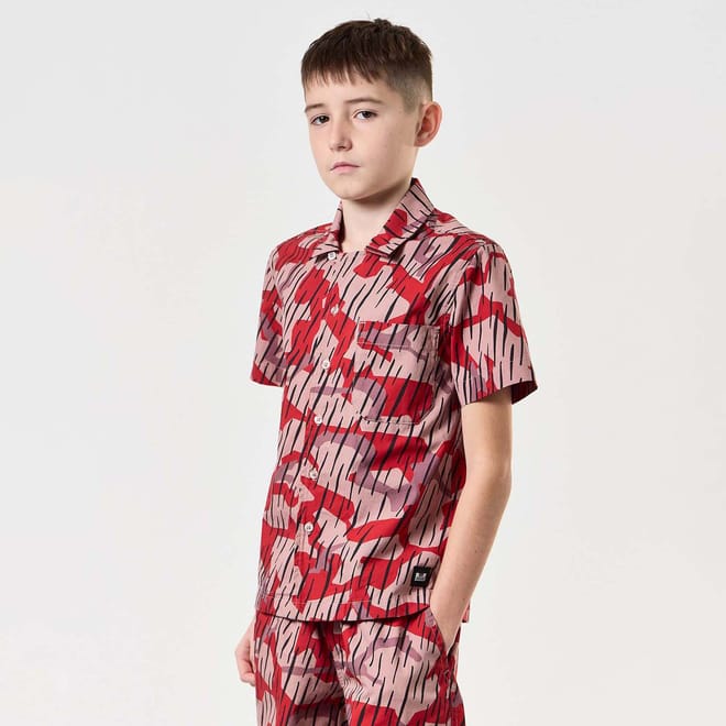 Junior Monuriki Rain Camo Resort Shirt