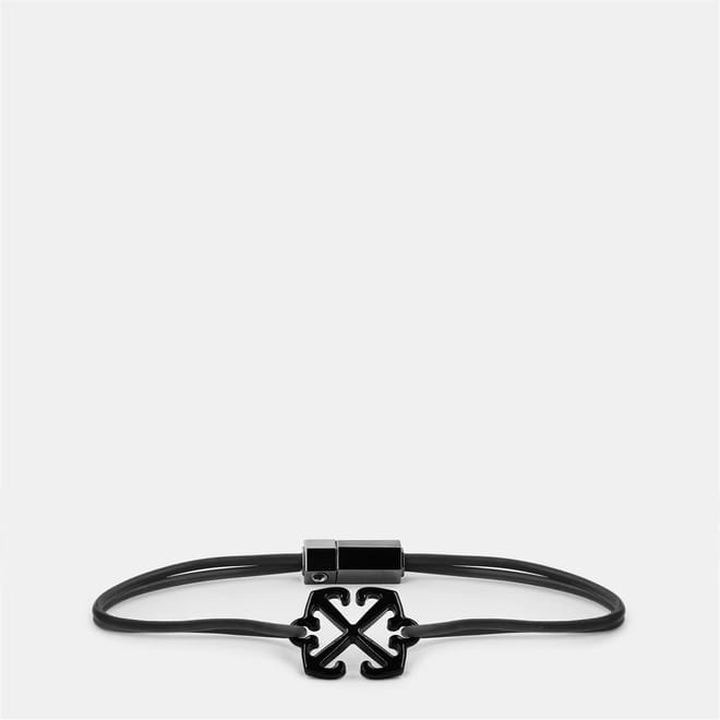 Arrow Cuff Bracelet with Logo