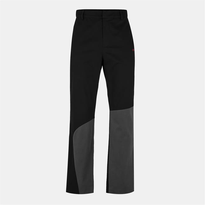 Color Block Slim Patterned Golf Pants