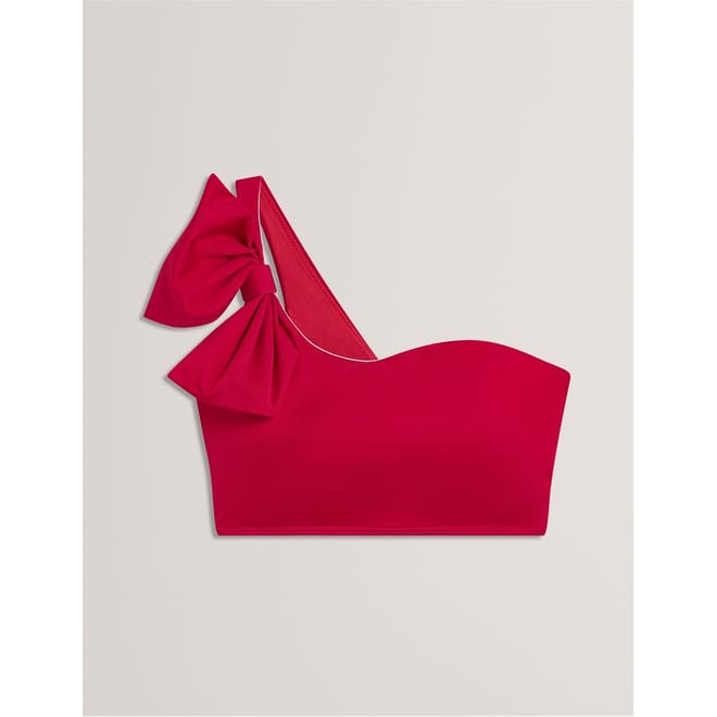 One Shoulder Bow Bikini Top