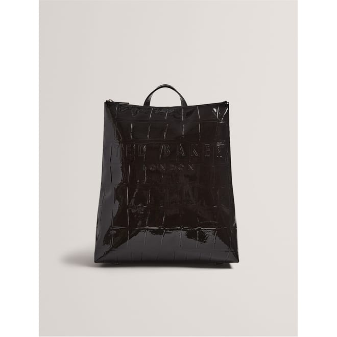 Icon Textured Backpack with Logo