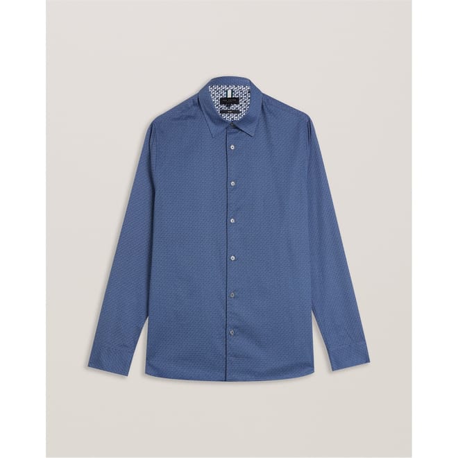 Geo Long Sleeve Regular Fit Shirt