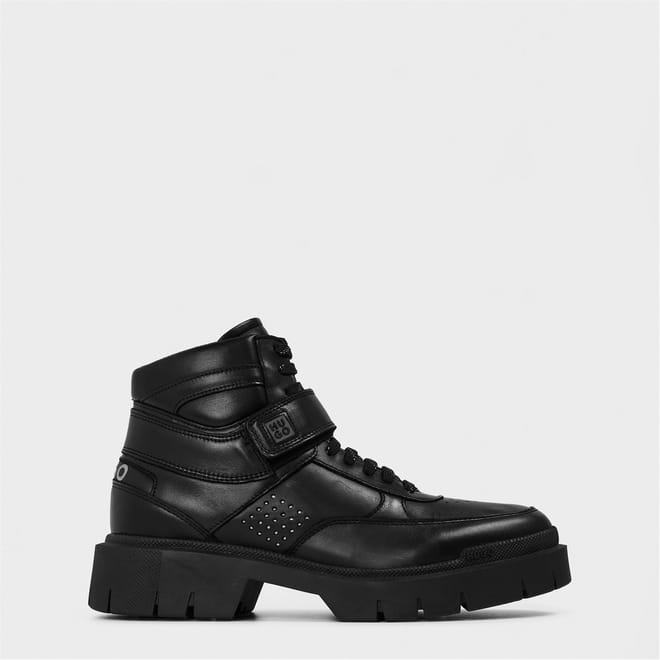 Denzel Halb Motorcycle Boots Lace-Up