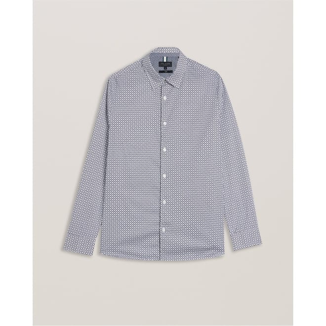 Geo Long Sleeve Regular Fit Shirt