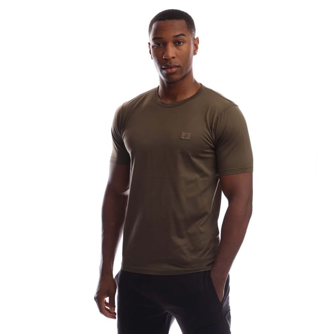 70/2 Mercerized Jersey Logo Patch T-Shirt