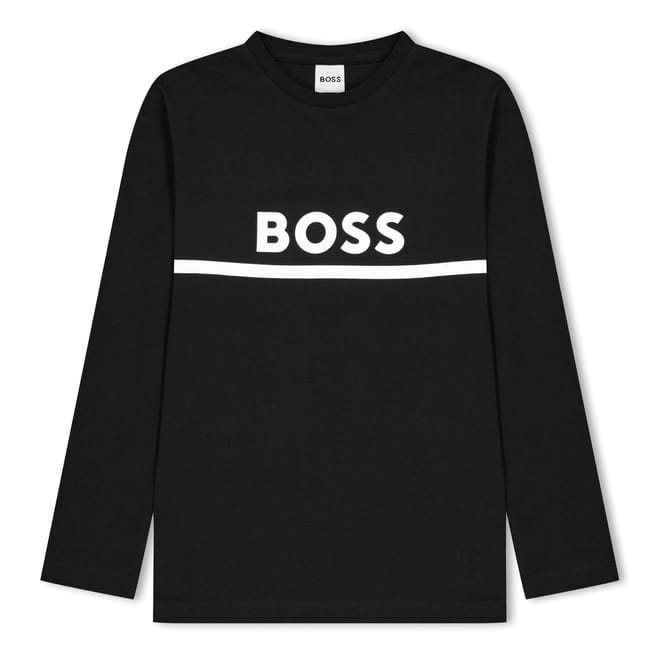 Sleeve Logo Print T-Shirt Junior Boys