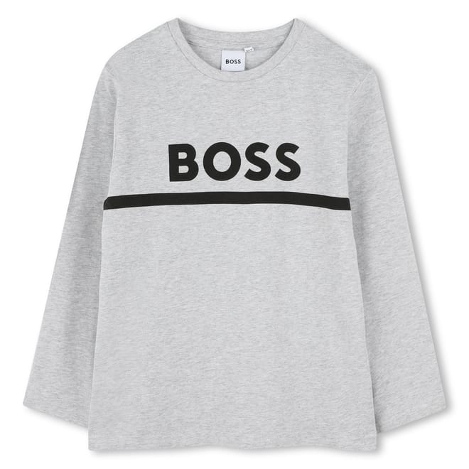 Sleeve Logo Print T-Shirt Junior Boys