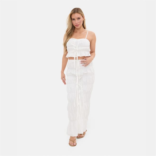 Poplin Maxi Skirt