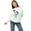 Mickey Mouse Logo Print Crew Neck Sweater