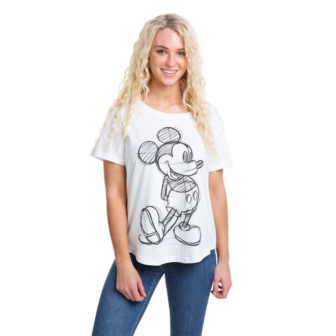Mickey Mouse Regular Fit Crew Neck T-Shirt