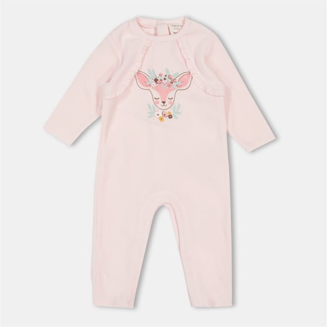 Reindeer Long Sleeve Crew Neck Onesie