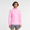 Mens Balance Space Dye Qtr Zip Top