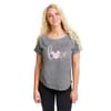 Mickey Mouse Heart Graphic Rolled Cuff T-Shirt