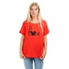 Mickey Mouse Graphic Rolled Cuff T-Shirt