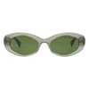 Carolyn Oval Full Rim Sunglasses