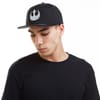 Embroidered Logo Stitched Air Holes Snapback Cap