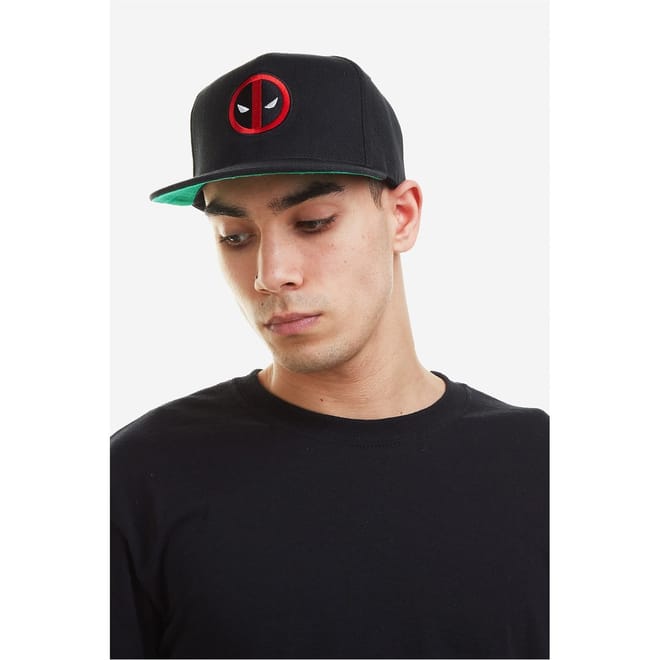 Logo Embroidered Flat Bill Snapback Cap