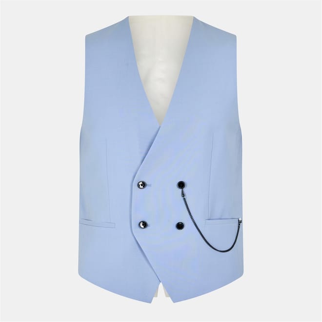 Solid Patterned Chain Formal Gilet