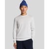 Tonal Superfine Cotton Crew Neck Jumper