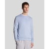 Tonal Superfine Cotton Crew Neck Jumper