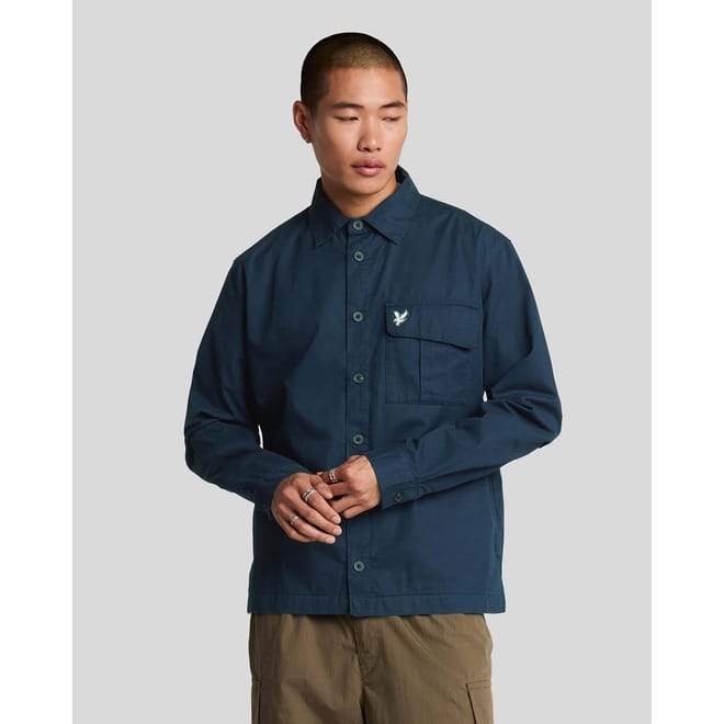 Pleated Pocket Overshirt