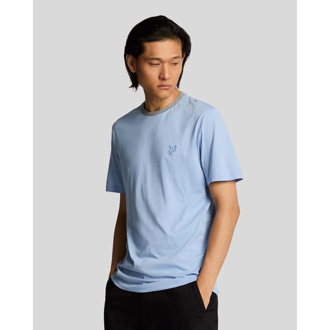 Contrast Collar Superfine T-Shirt