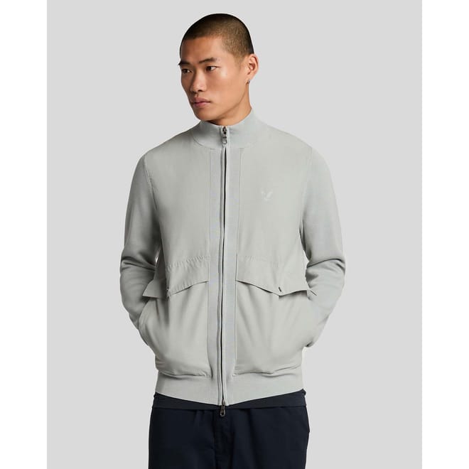 Milano Hybrid Full Zip Knitted Jacket