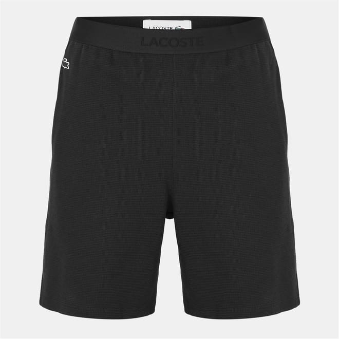 Waffle Bermuda Shorts with Elasticated Waistband