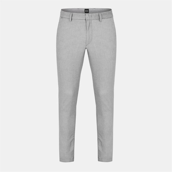 Kaito1 Slim Cut Solid Patterned Trousers