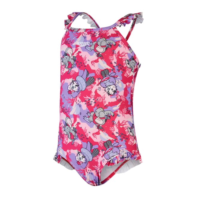 Junior LTS DIGI FRILL COSTUME TRSP IF