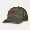 Ii Red Rose Plate Trucker Cap