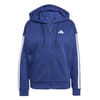 Womens Essentials 3 Stripe Zip Track Hoodie