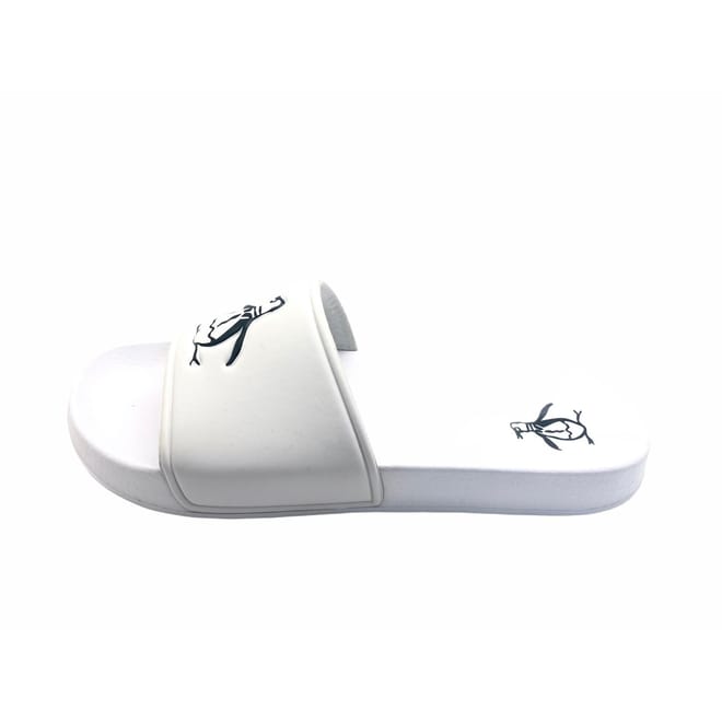 Pier Penguin Graphic Open Toe Slides