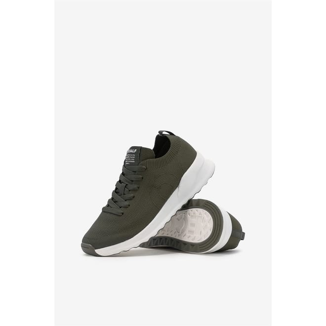 Conde Knit Lace-Up Sock Trainers