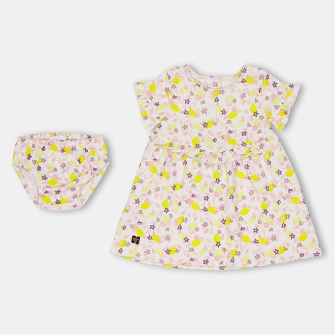 Floral Crew Neck Short Sleeve Mini Dress