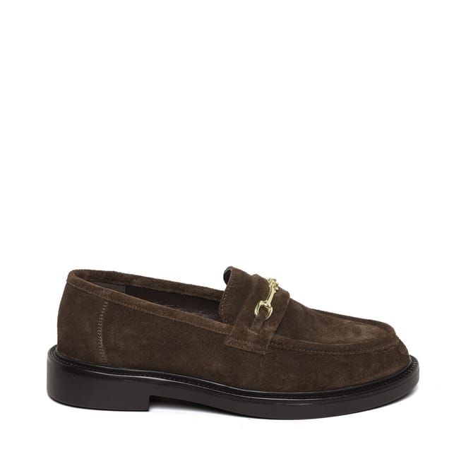 Huddles Venetian Loafers with Block Heel